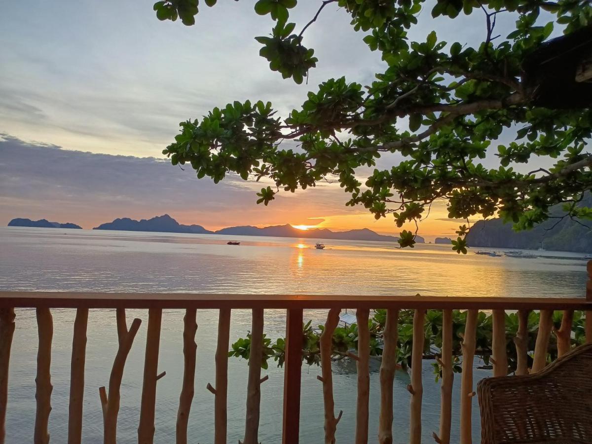 Отель Hut Sunset Island View Эль-Нидо Экстерьер фото